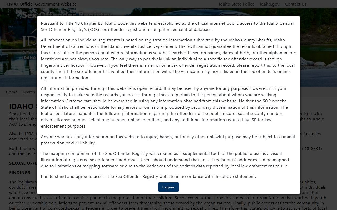 Clearwater County arrest records and court charge registry lookup