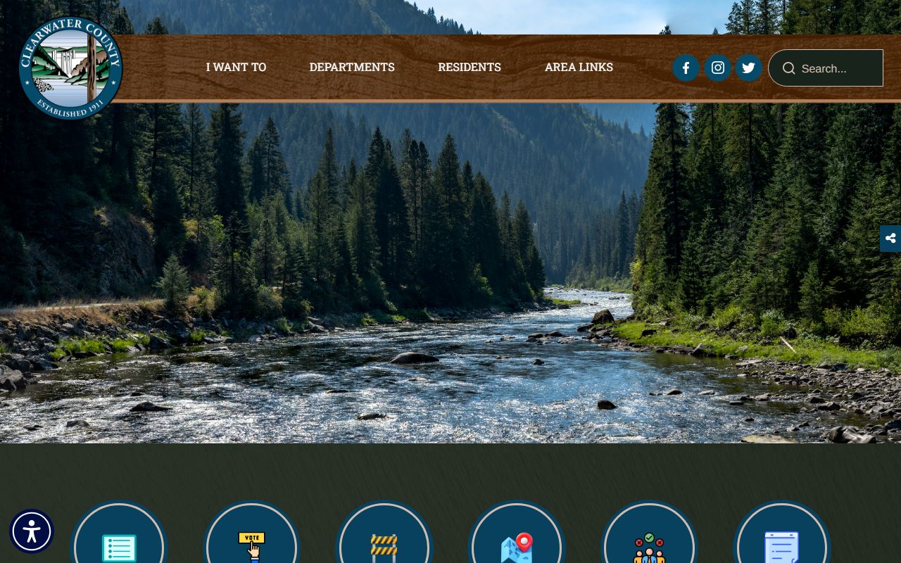 Clearwater County court records official county homepage